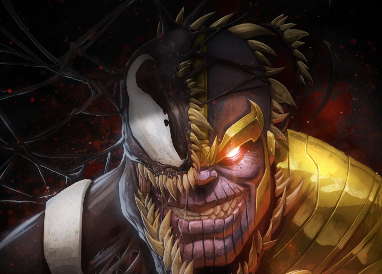 Venom And Thanos Crossover