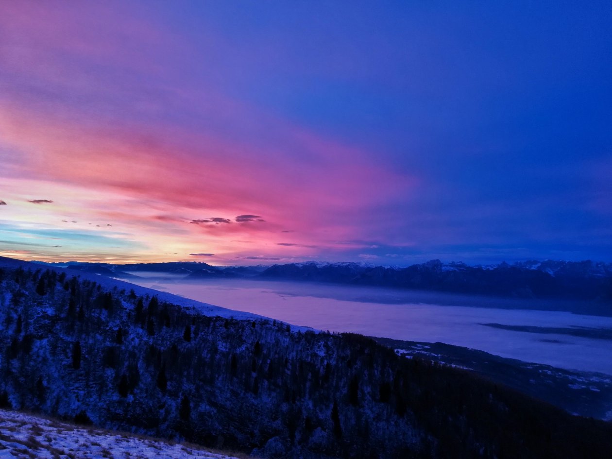 Sunset View From Col Visentin 4k