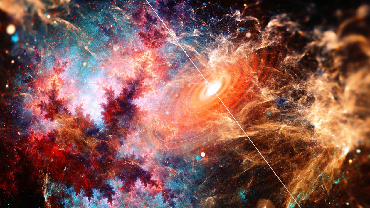 Beautiful Galaxy Fractal Art