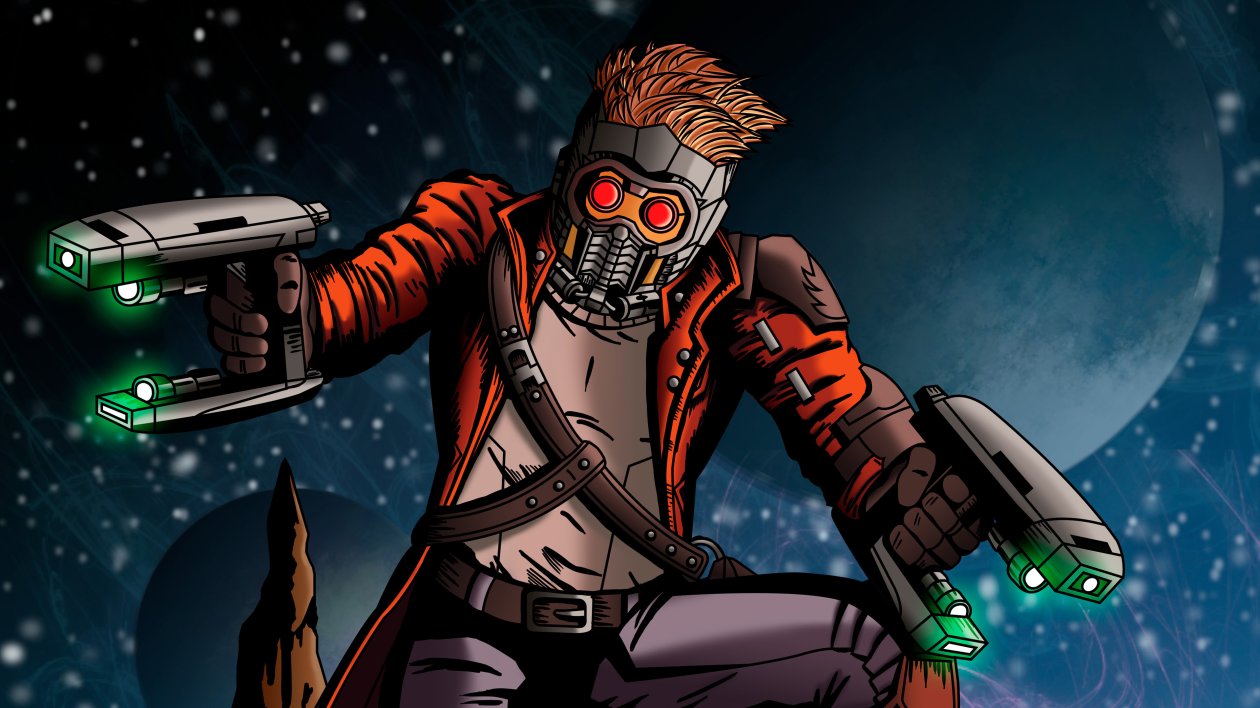 Star Lord Digital Art 4k
