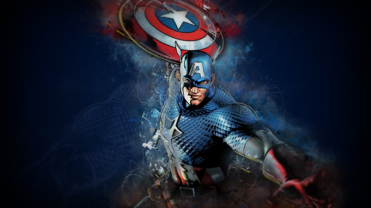 Captain America Artwork 4k