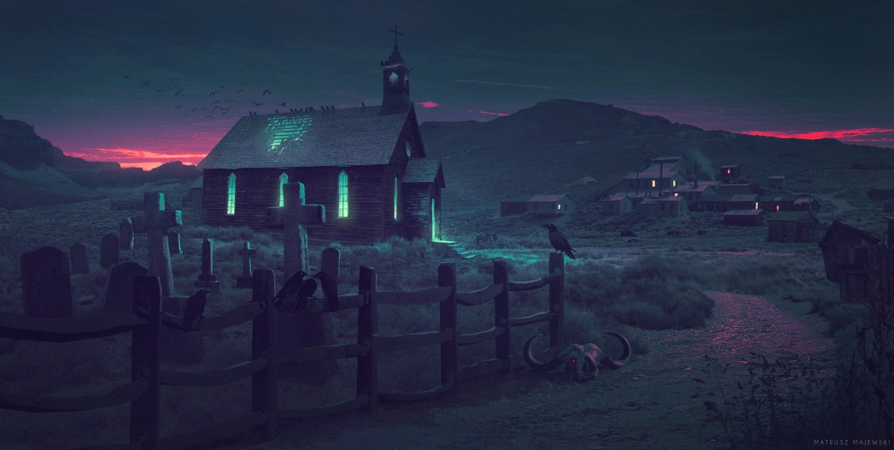 Church Illustration 4k