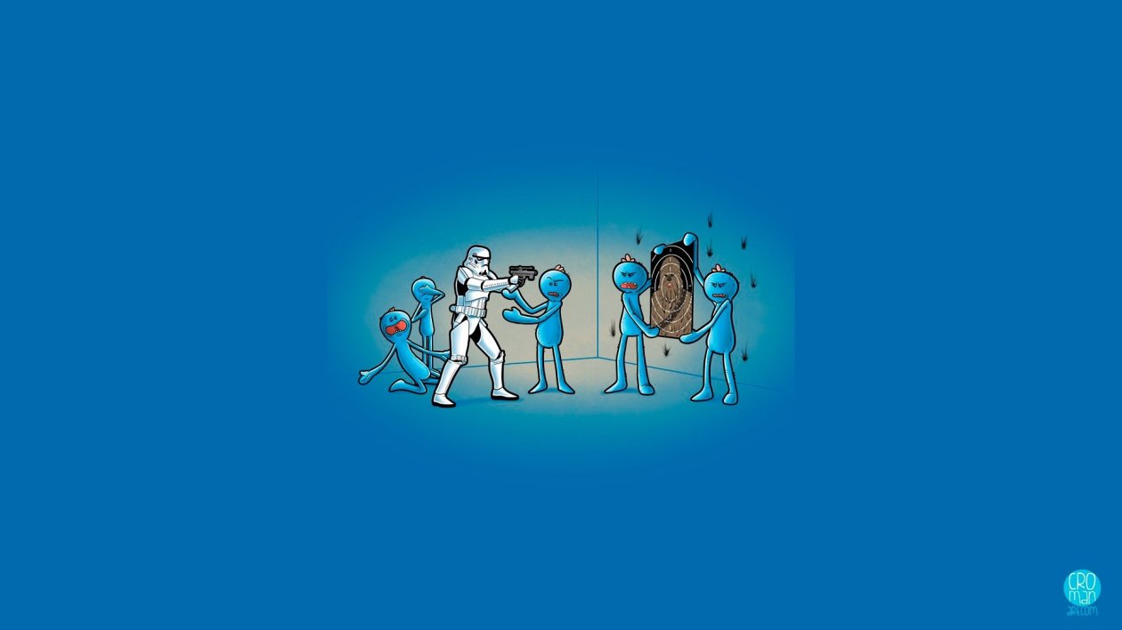 Meeseeks Vs Stormtrooper