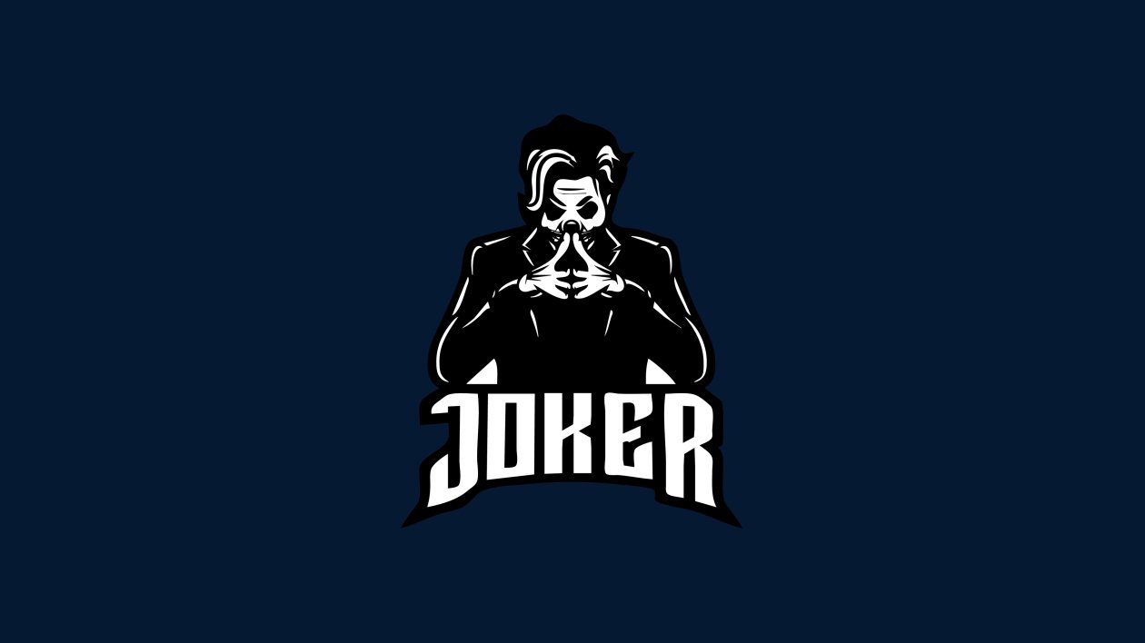 Joker Mascot Minimal 4k