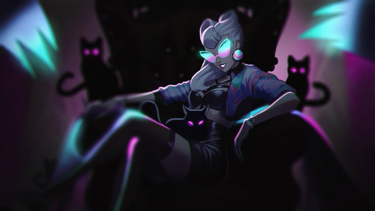 Kda Glowing In Dark 4k