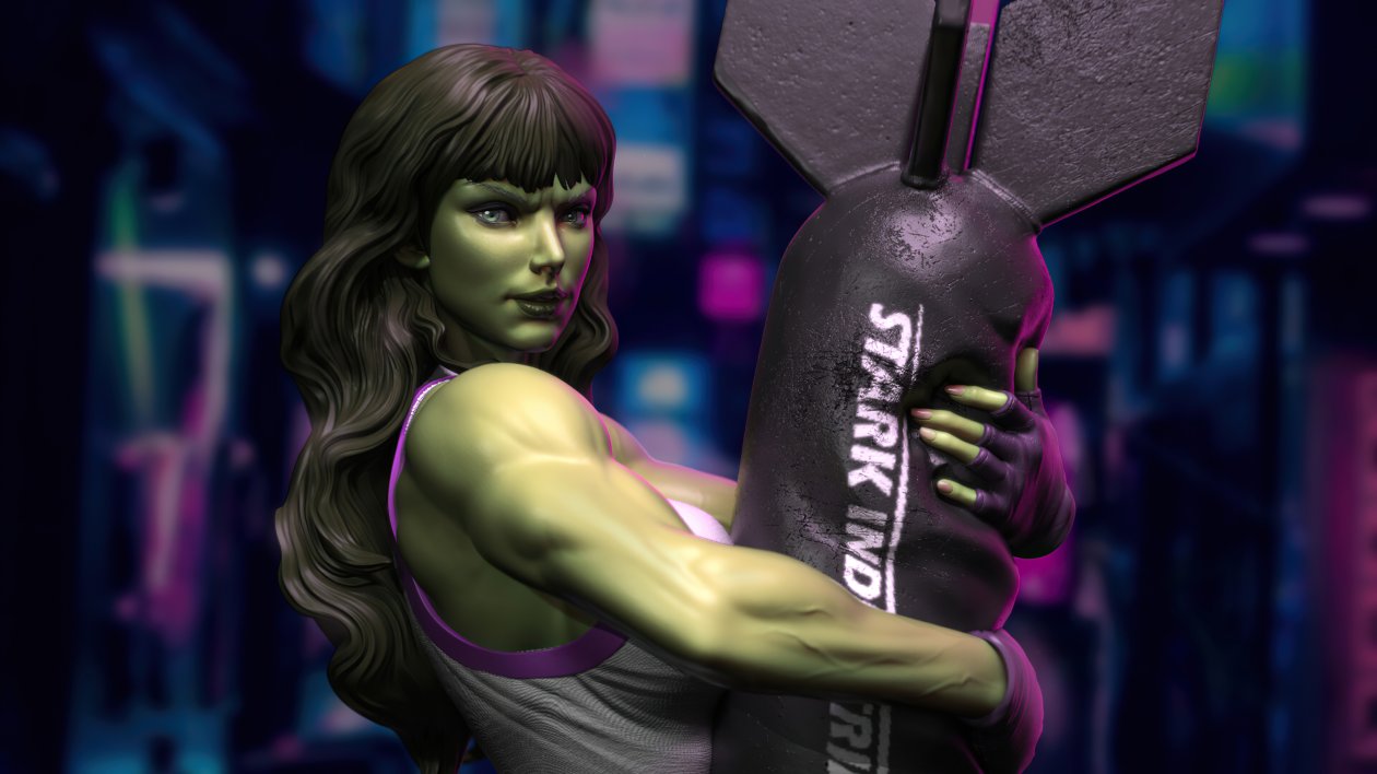 She Hulk 4k Artwork