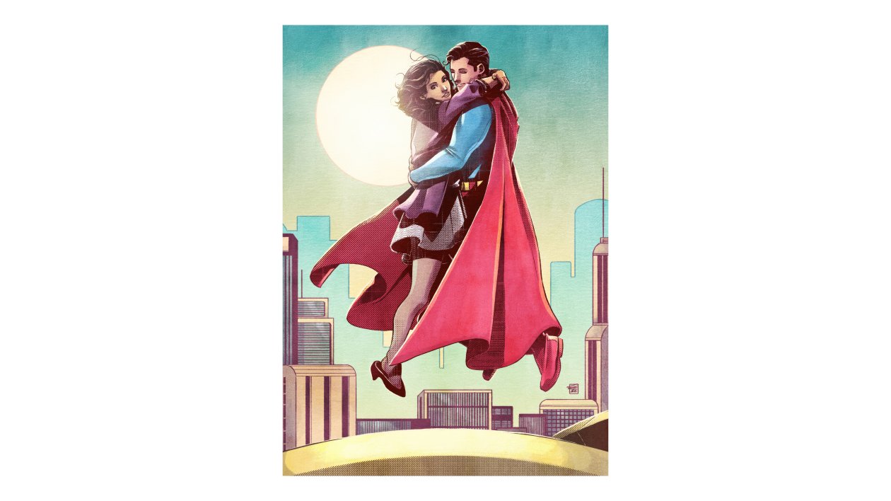 Superman And Lois Comic Art 5k