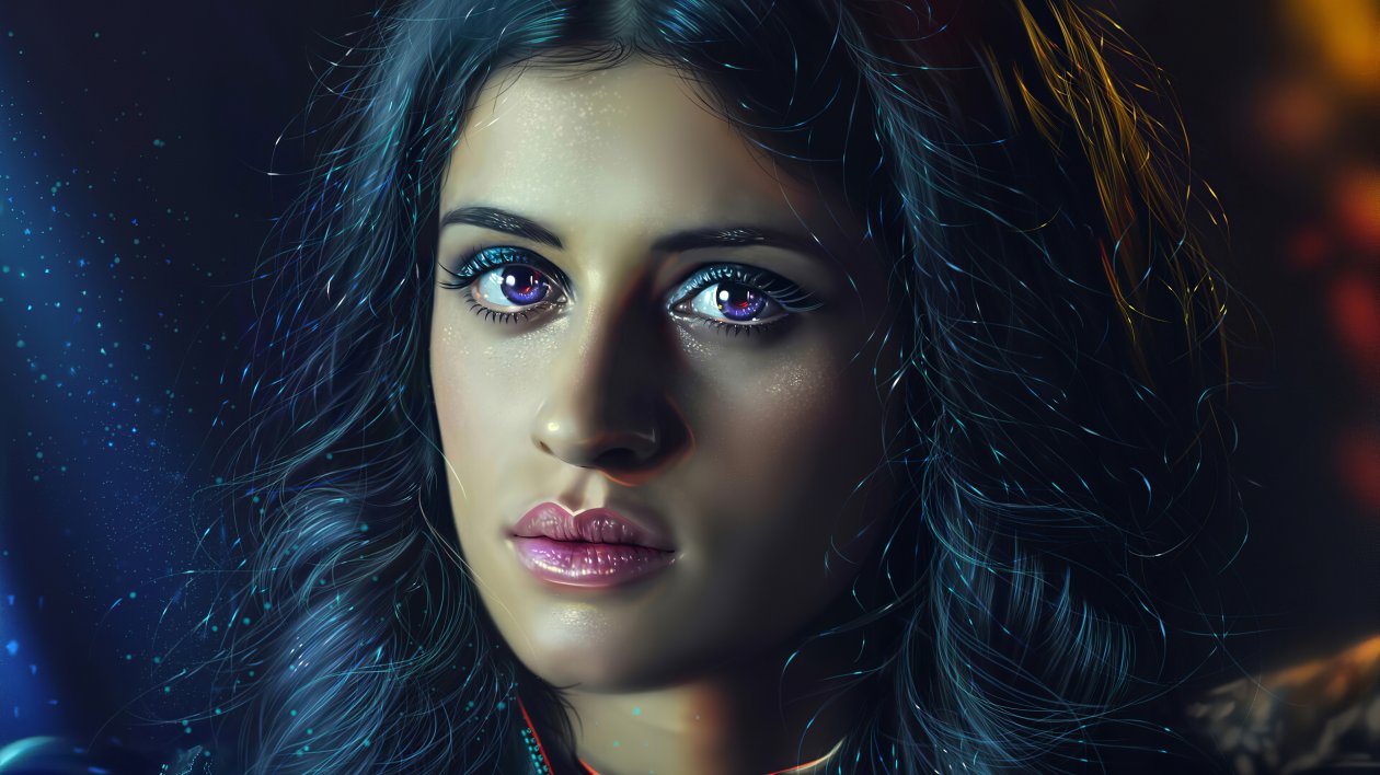 Anya Chalotra As Yennefer In Witcher Art