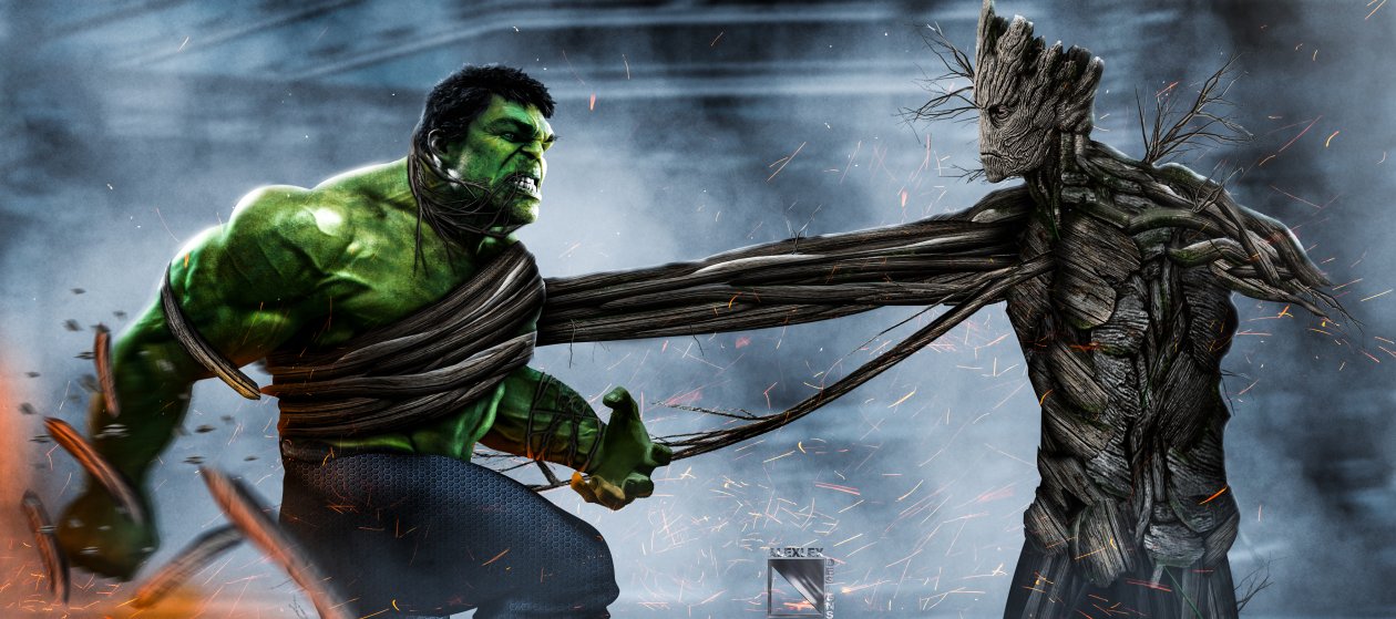 Hulk Vs Groot