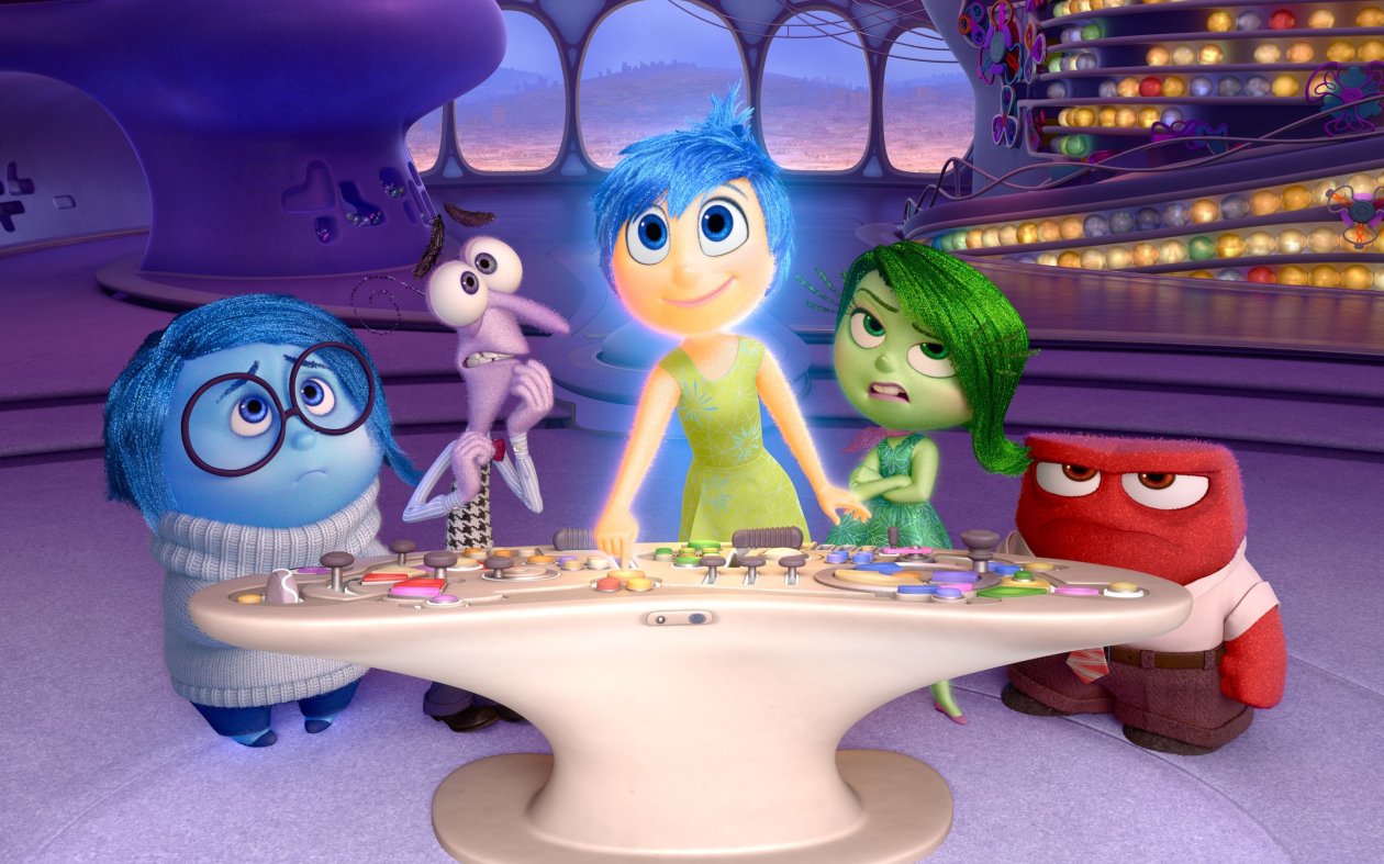 Inside Out Anger Disgust Joy Fear Sadness