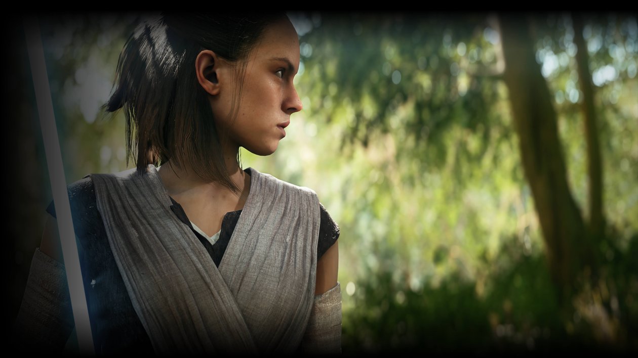 Rey In Star Wars Battlefront 2 4k 5k