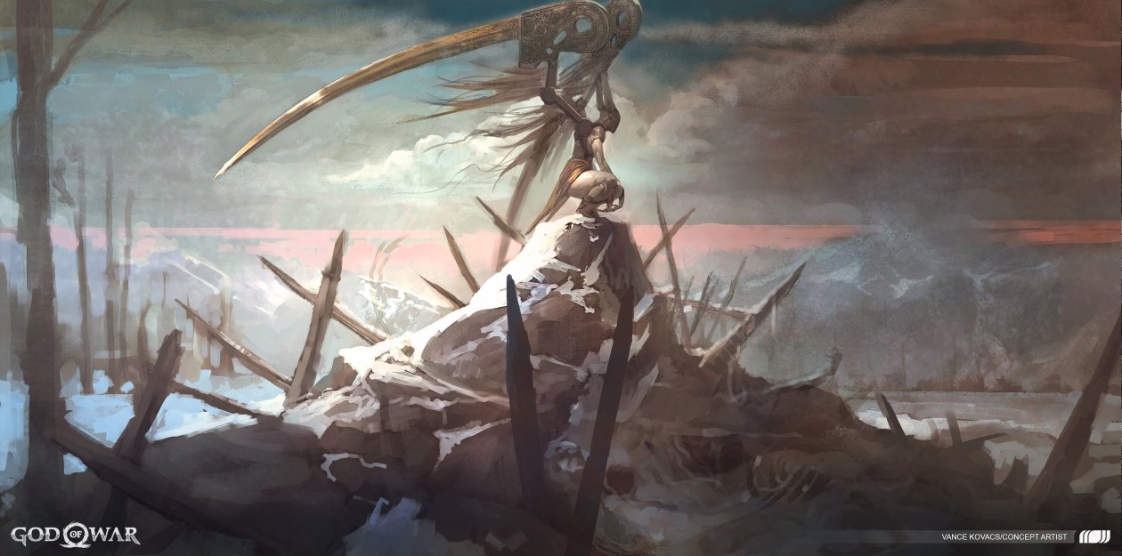 God Of War 4 Artwork 4k