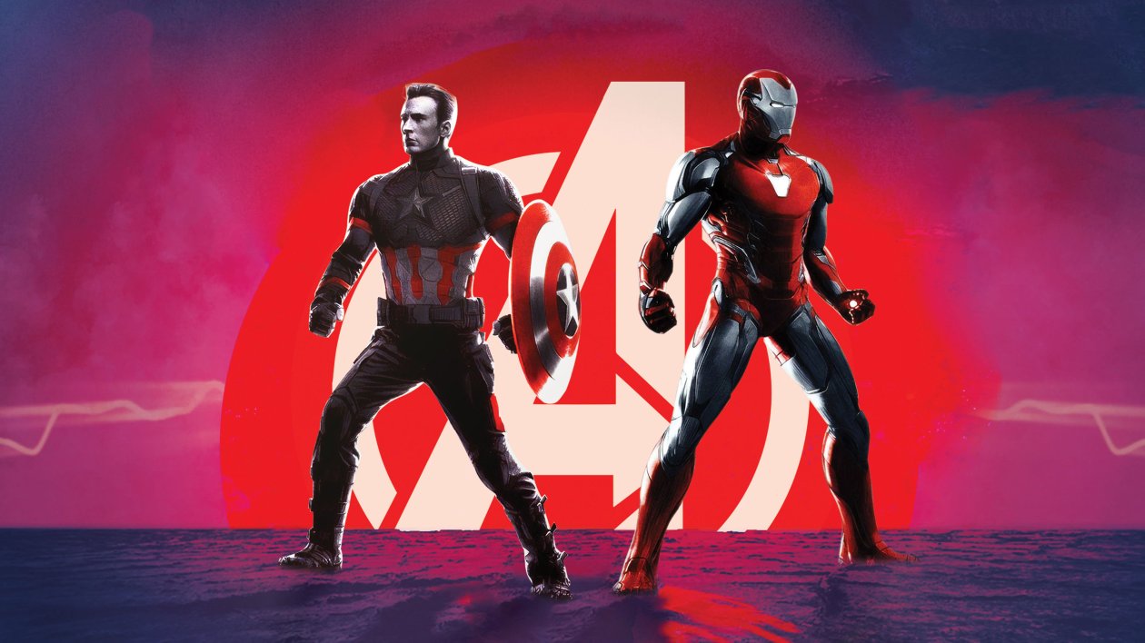 Avengers Endgame Tony And Captain America