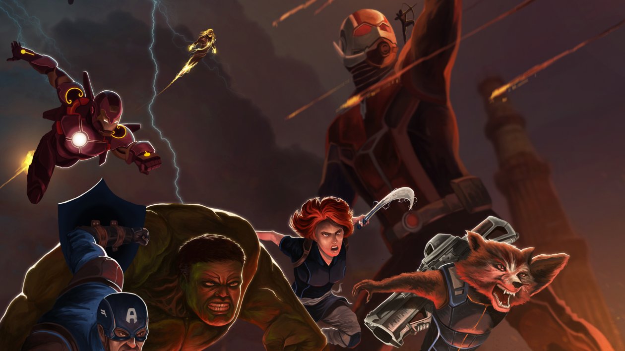 Avengers Endgame Assemble Artwork 4k