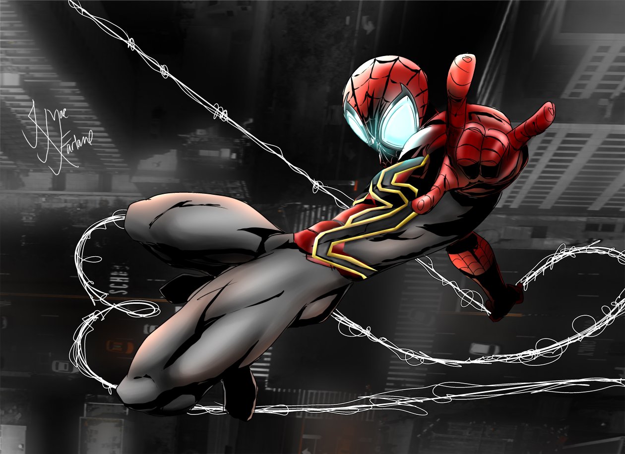 Spiderman Cool Art 4k