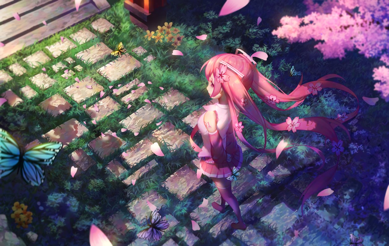 Vocaloid Hatsune Miku Sakura Miku 4k