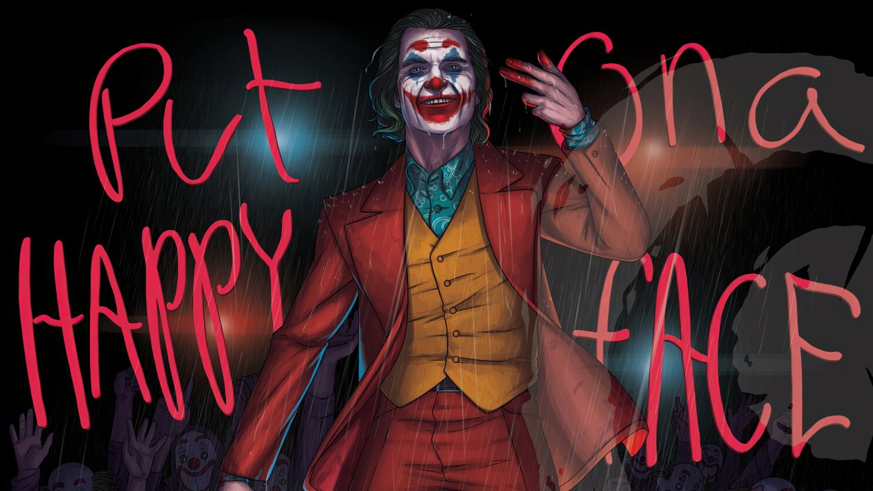 Joker Put Happy Face