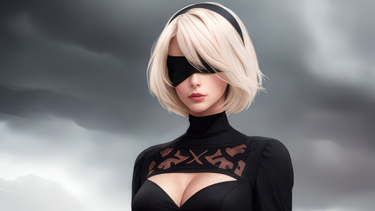 4k 2B NieR Automata Artwork