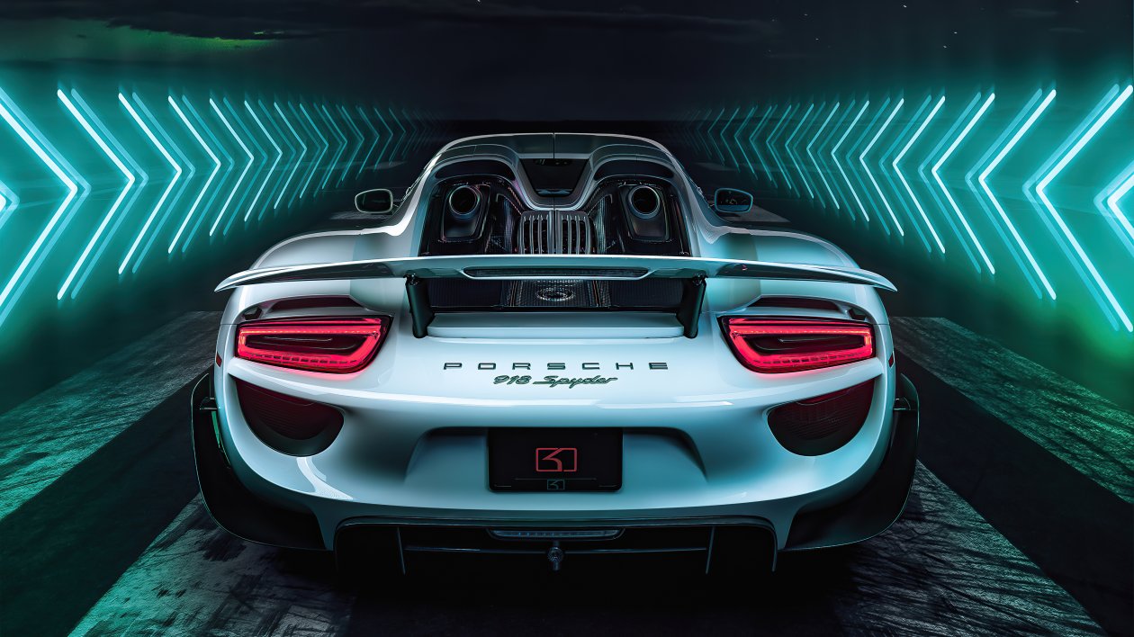 Porsche 918 Spyder 8k