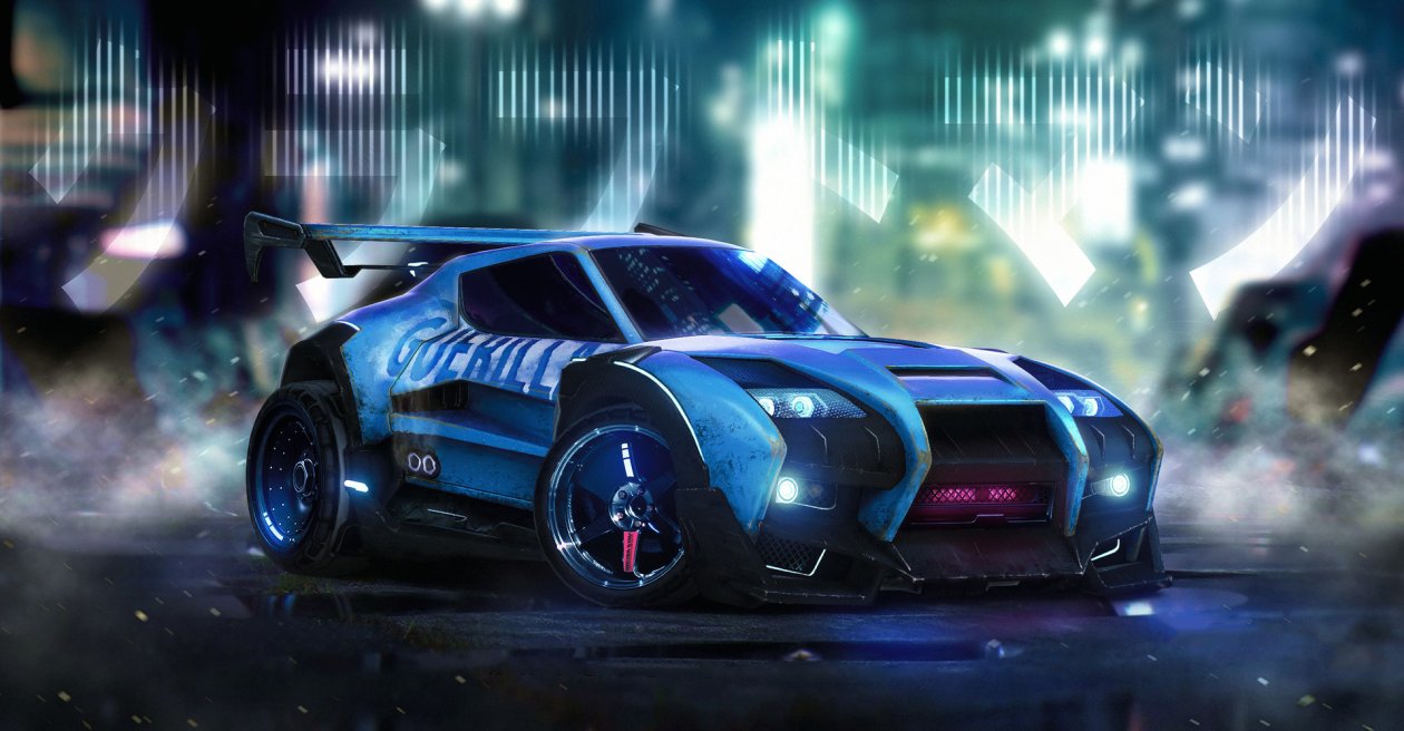 Rocket League Car Artwork