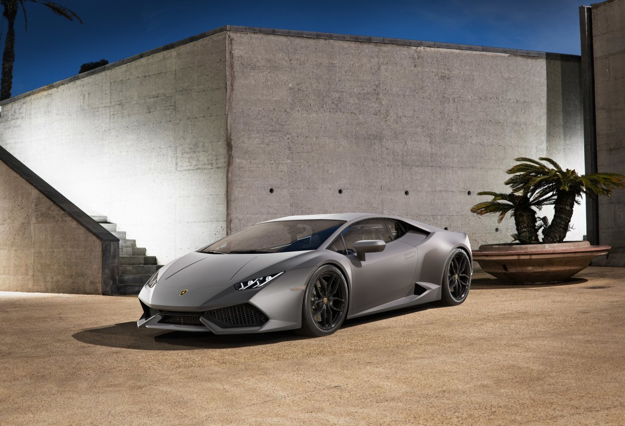 Lamborghini Huracan Silver Matt Paint