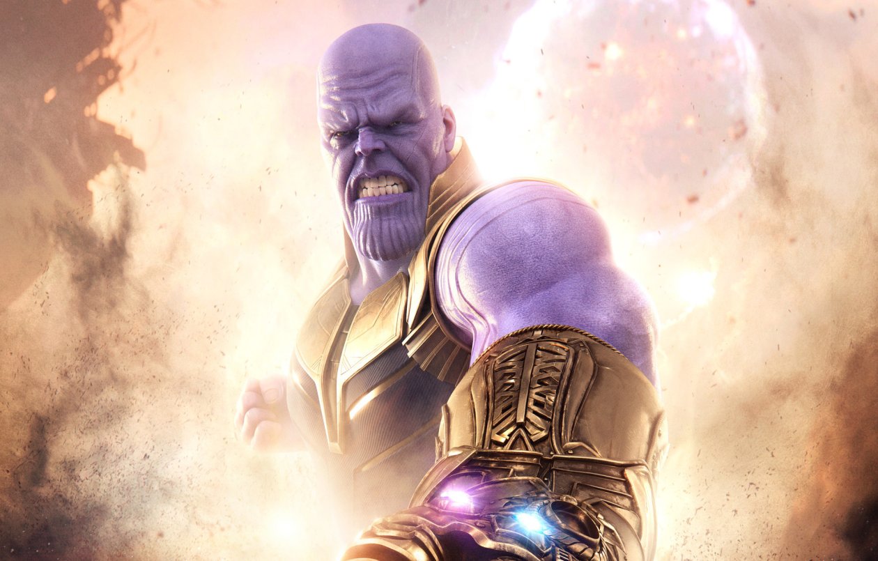 Thanos IMAX Avengers Infinity War Poster 2018