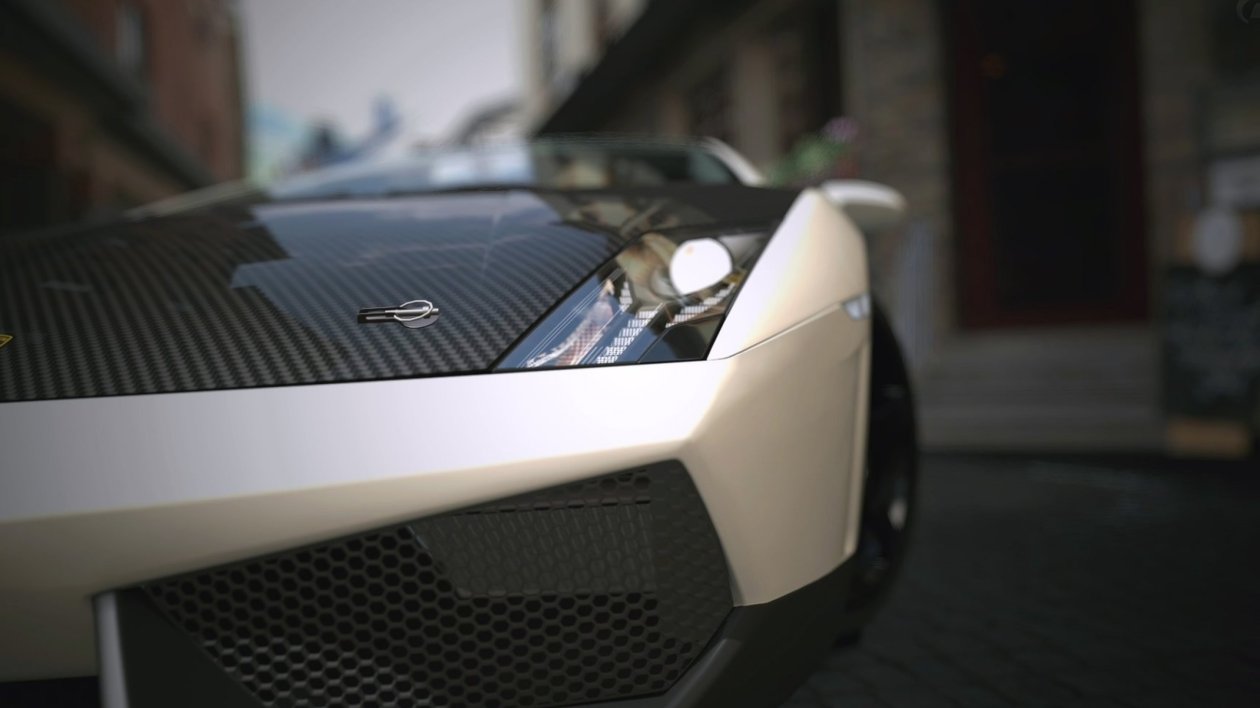 Lamborghini Front View Matte