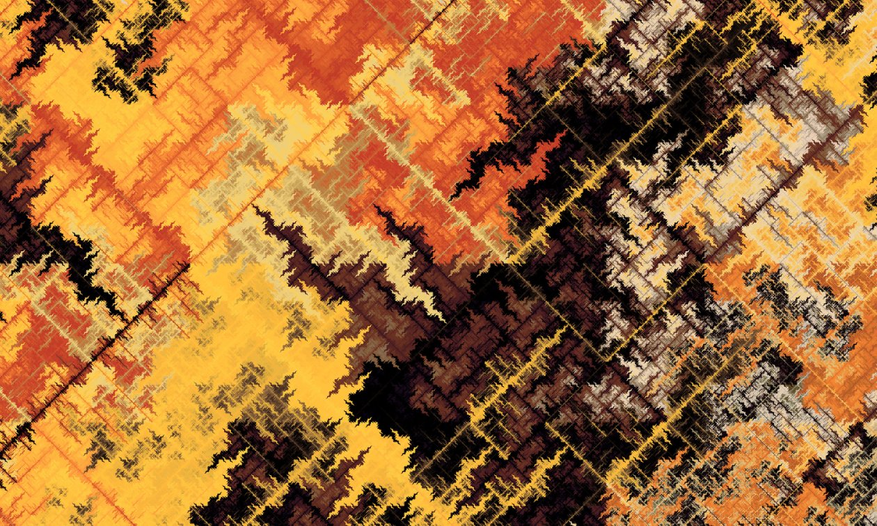 Flames Tiling Yellow