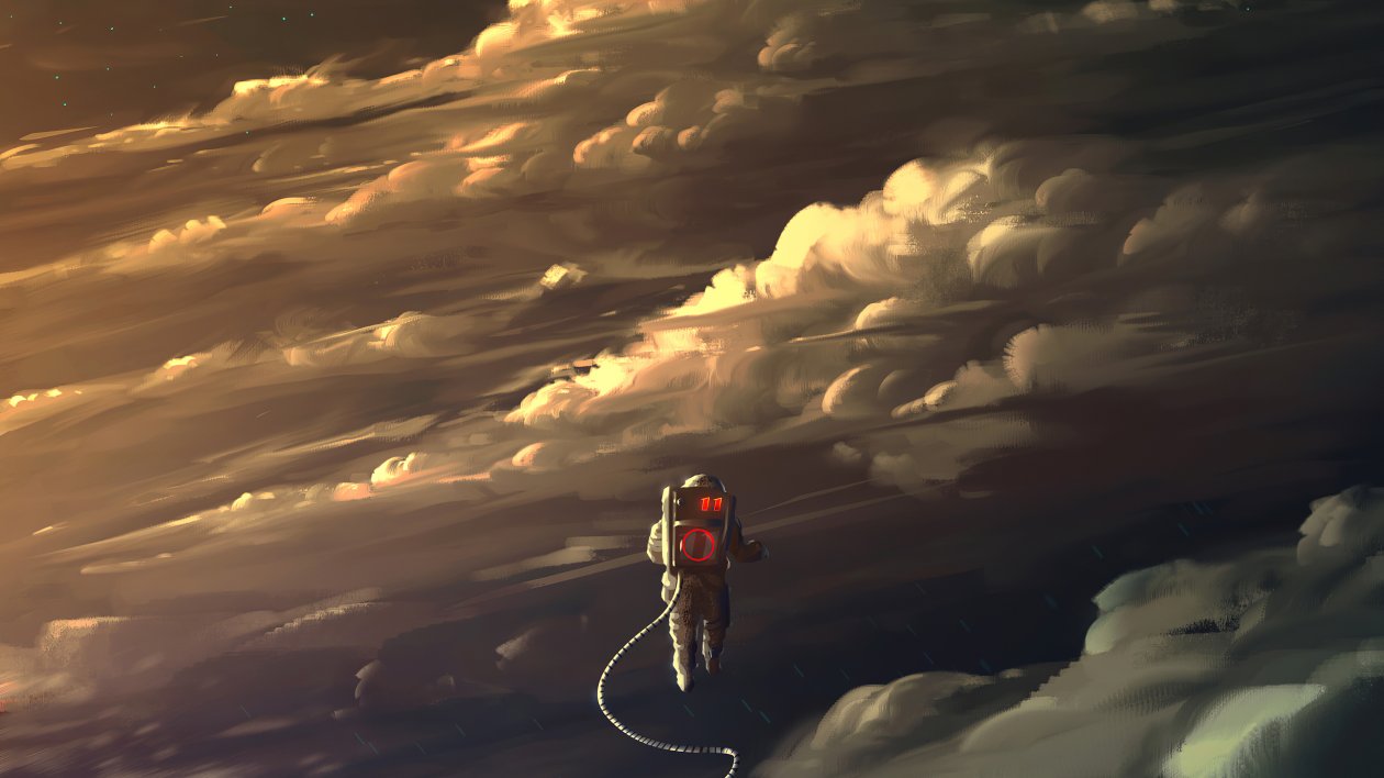 Astronaut Cosmos 4k