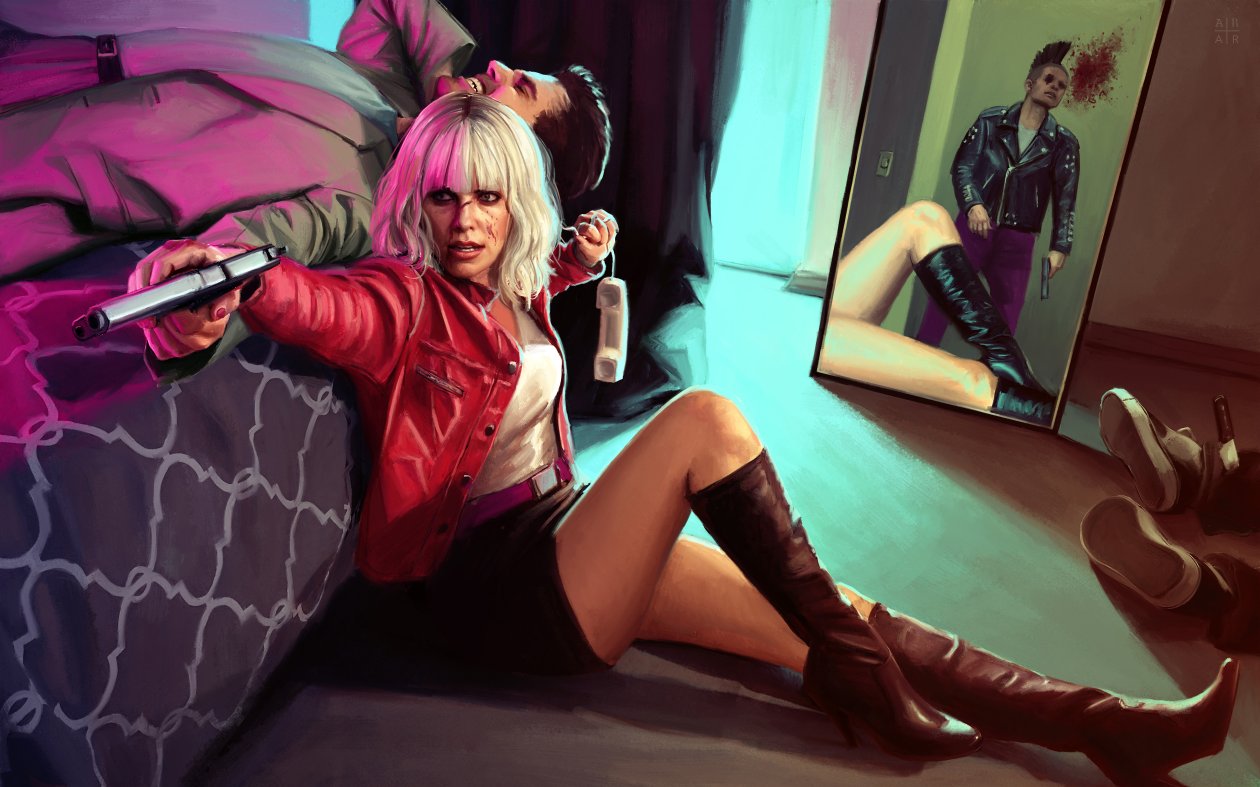 Atomic Blonde Fan Art 4k