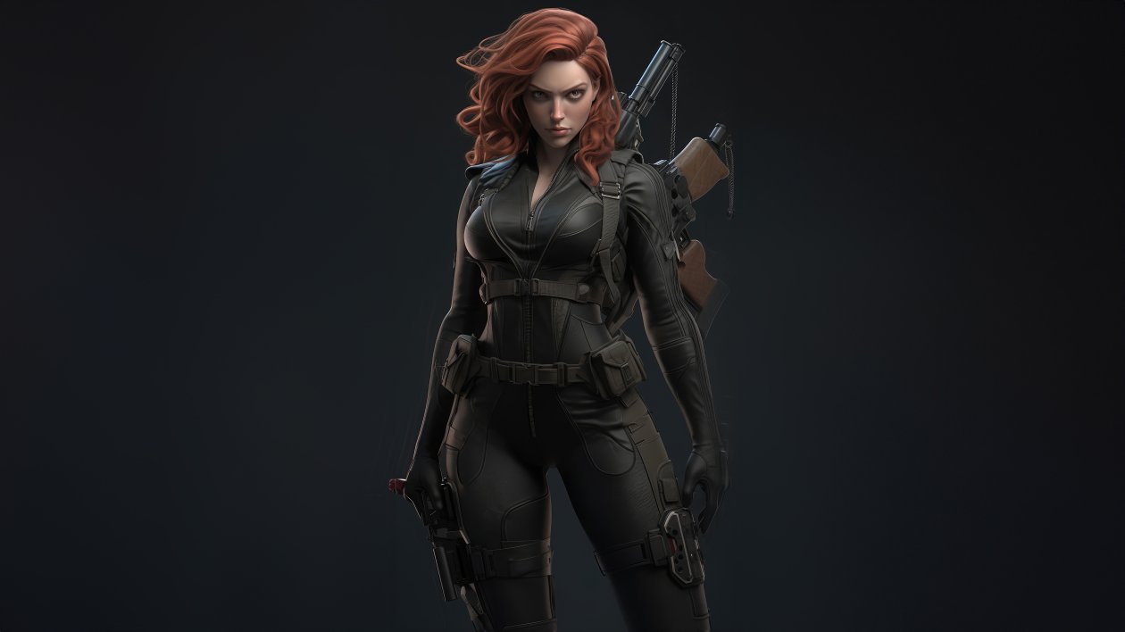 Black Widow Cgi 5k