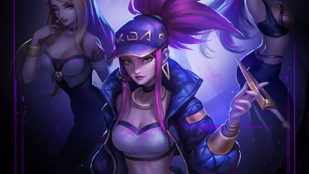 Kda Akali League Of Legends 4k