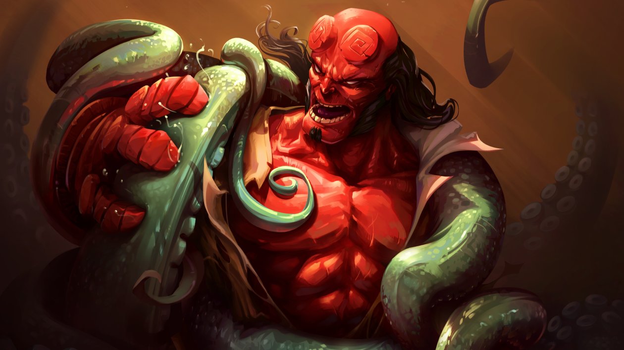 Hellboy Fan Art 4k