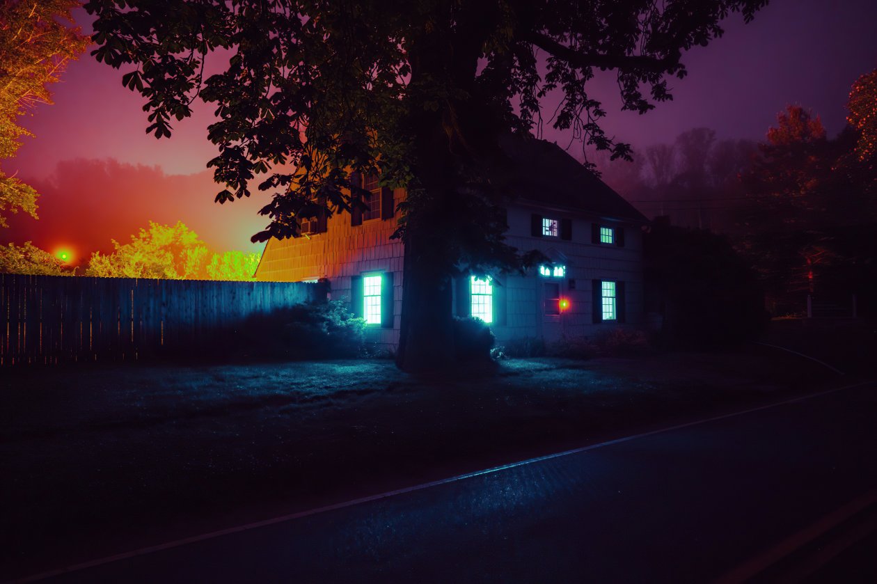 House Night Lights 4k