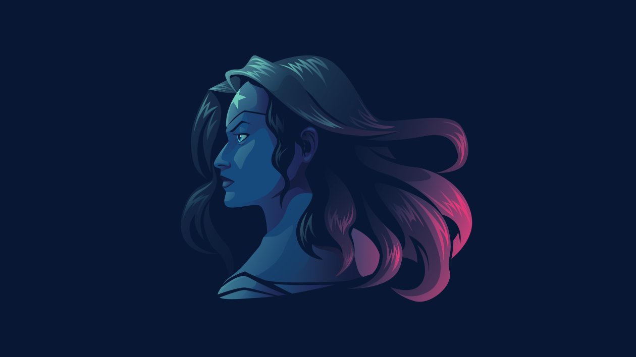 Wonder Woman Minimalist 4k
