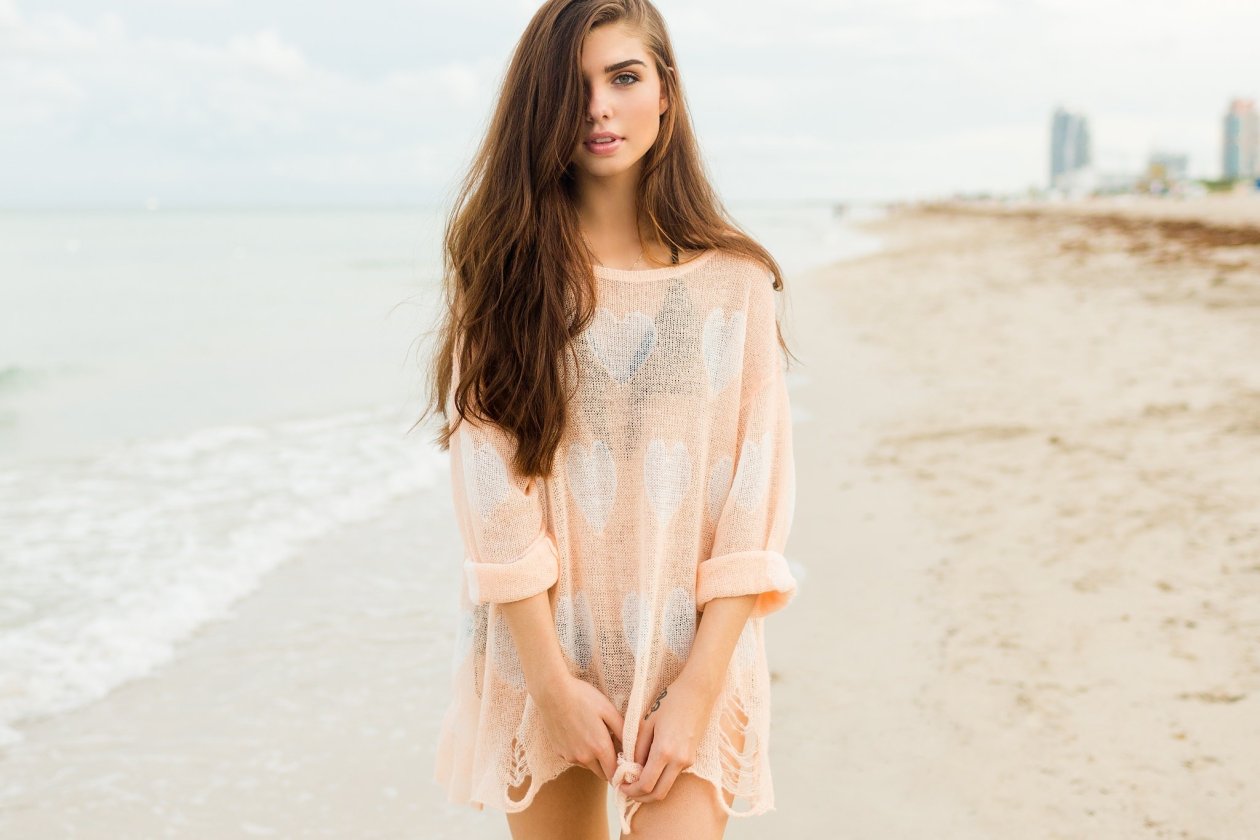 Girl On Beach 2