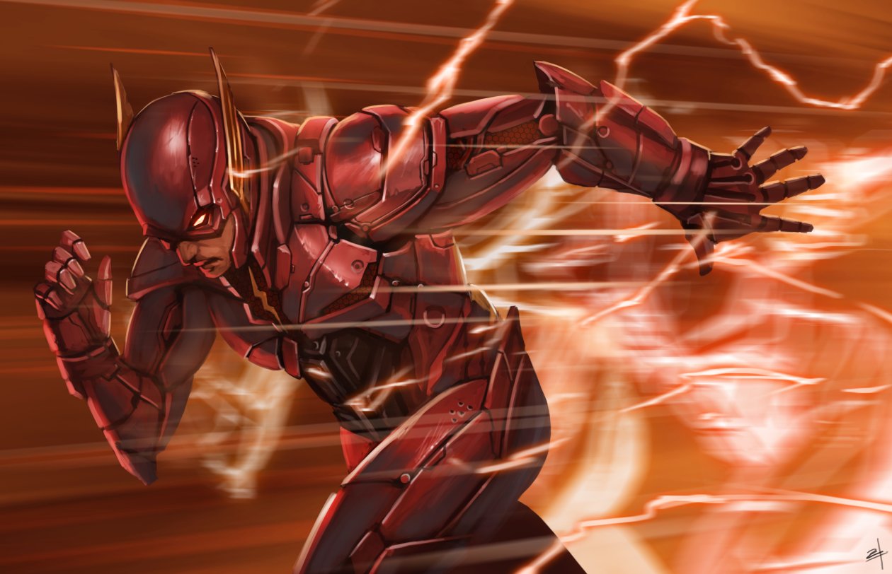 Flash Dc Comics Art 4k