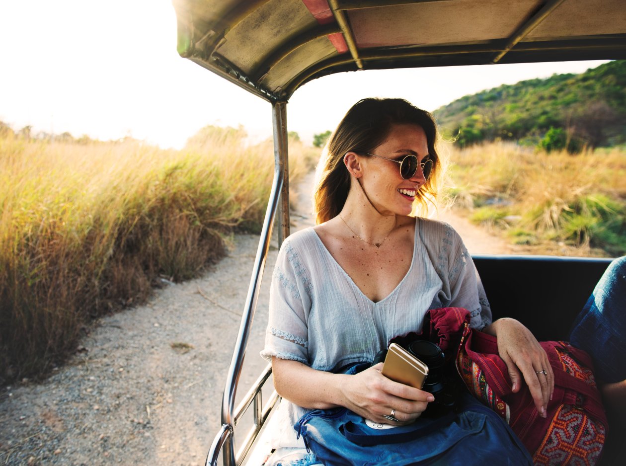 Women Outdoors Adventure Sunglasses Happy Travelling 5k