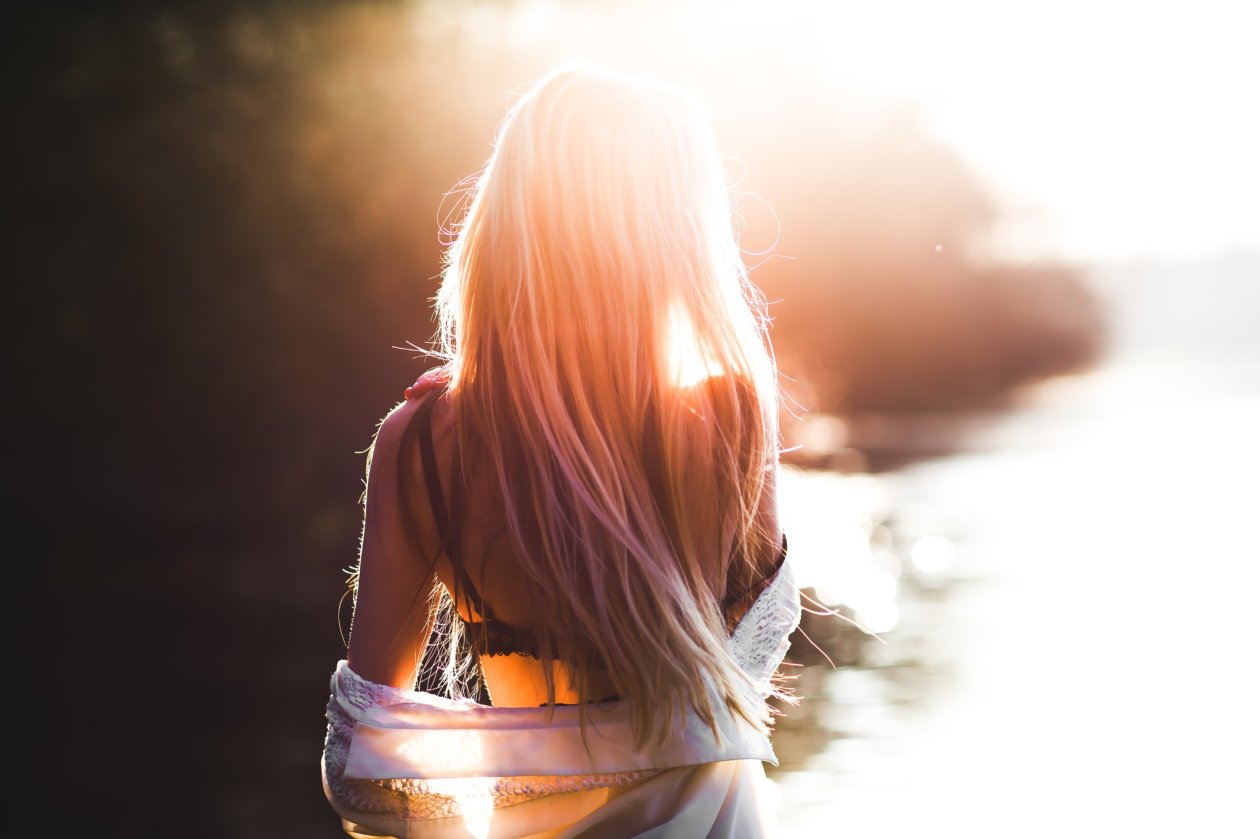 Blonde Girl In Morning