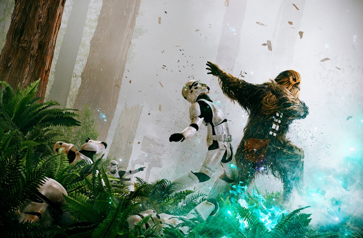 Chewbacca Vs Stormtrooper Star Wars Episode VI Return Of The Jedi