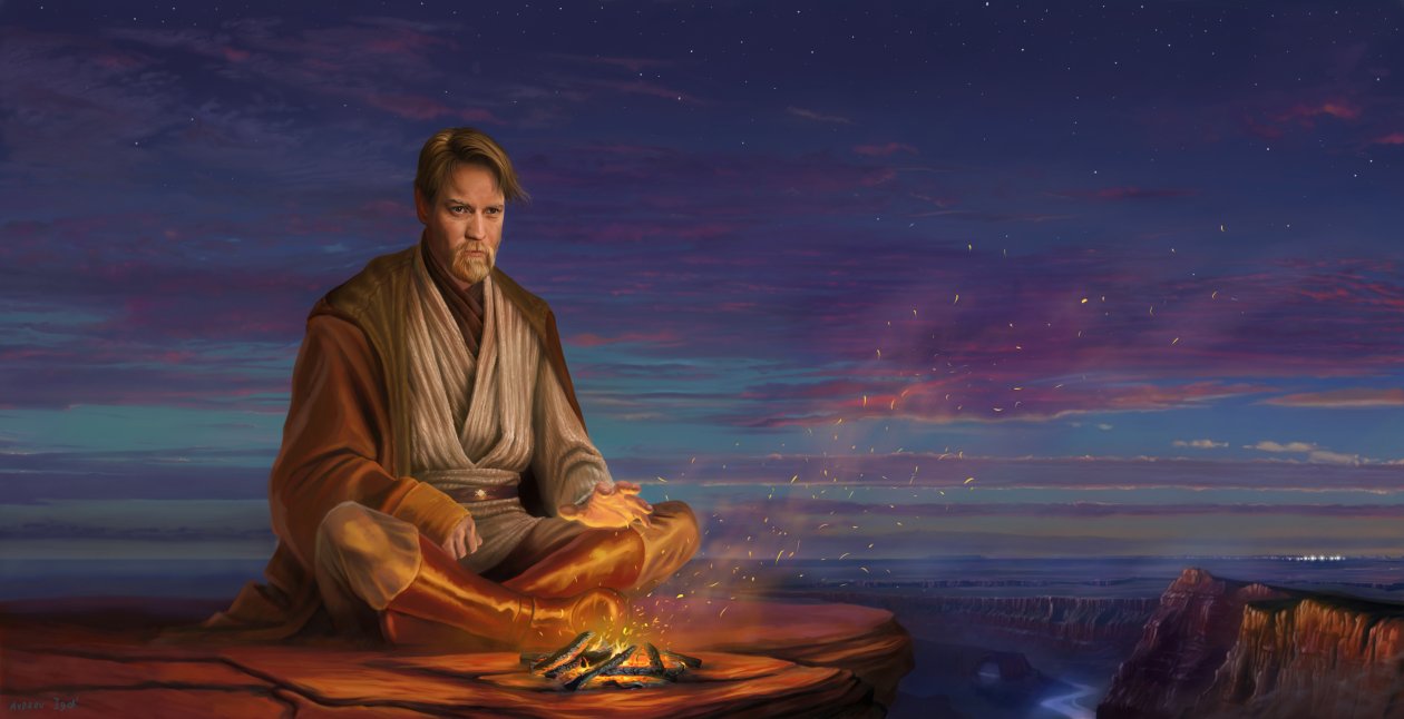 Hermit Obi Wan Kenobi 8K Artwork