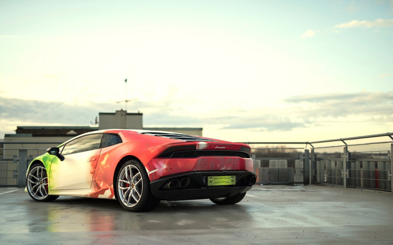 Lamborghini Huracan Print Tech