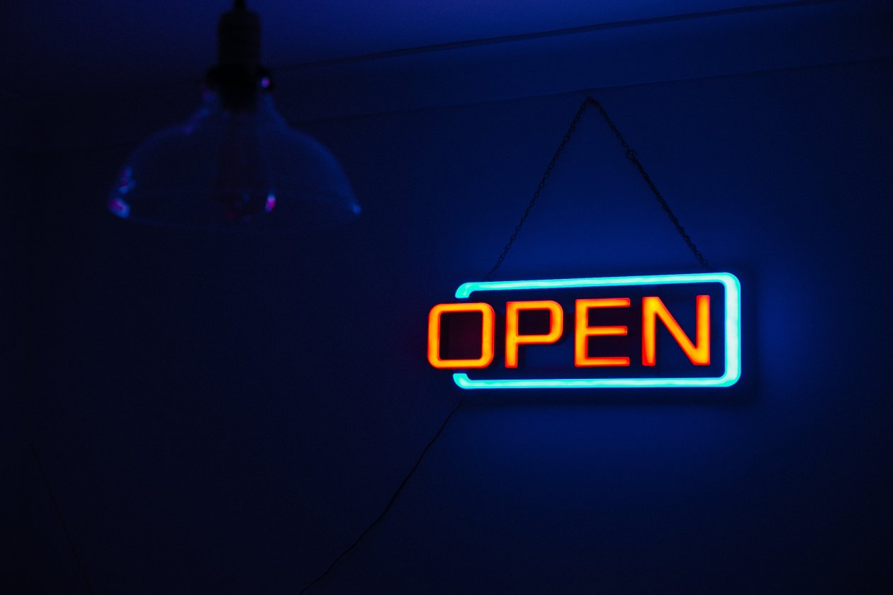 Neon Open Sign Board