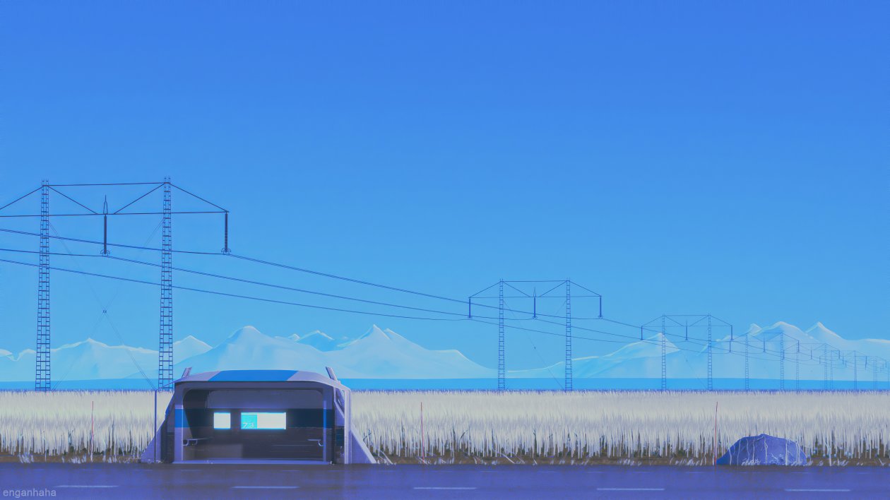 Clear Sky Mountains 4k