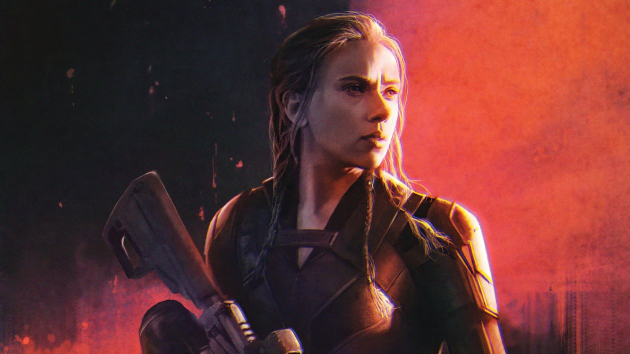 Black Widow Superhero 4k