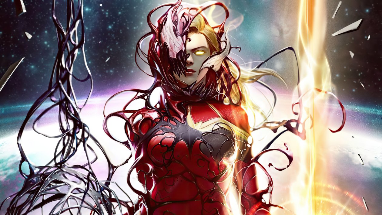 Carnage Captain Marvel