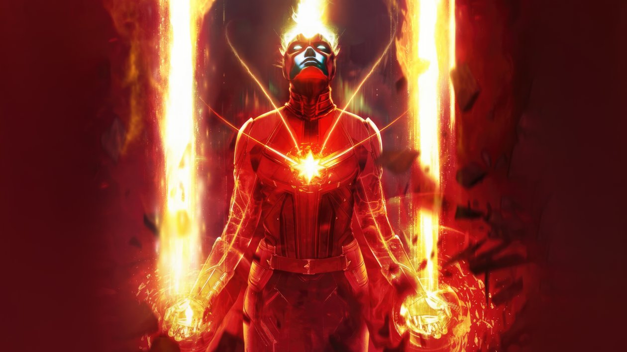 Brie Larson As Carol Danvers Captain Marvel 5k