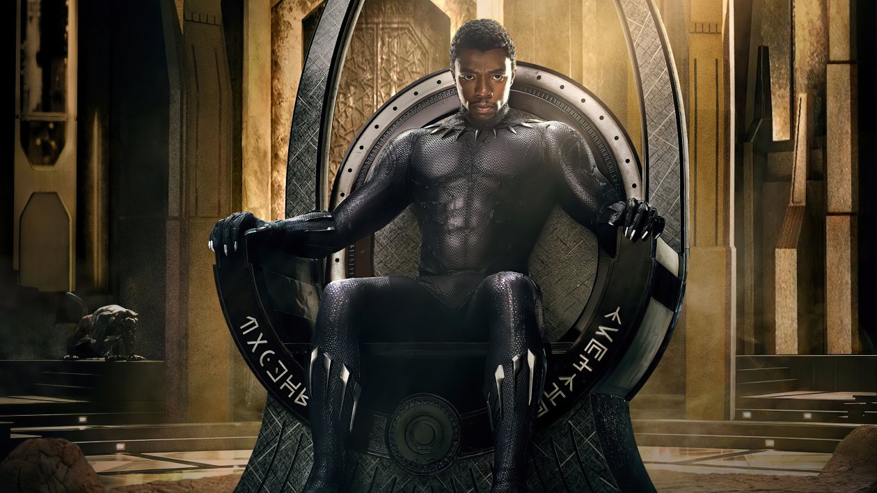 Chadwick Aaron Boseman Black Panther 8k