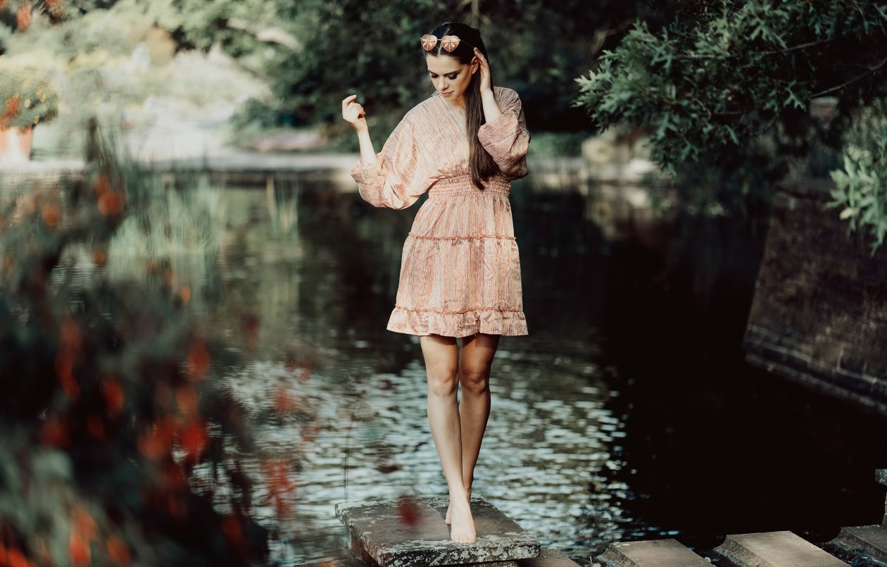 Barefoot Girl Nature