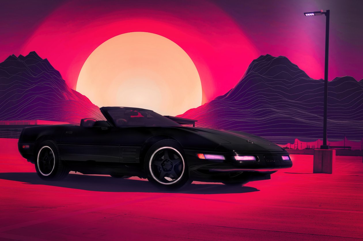 1993 Corvette Outrun Style 5k